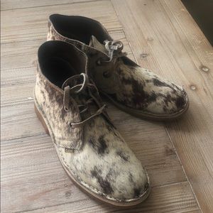 Faux fur Chukka Boots